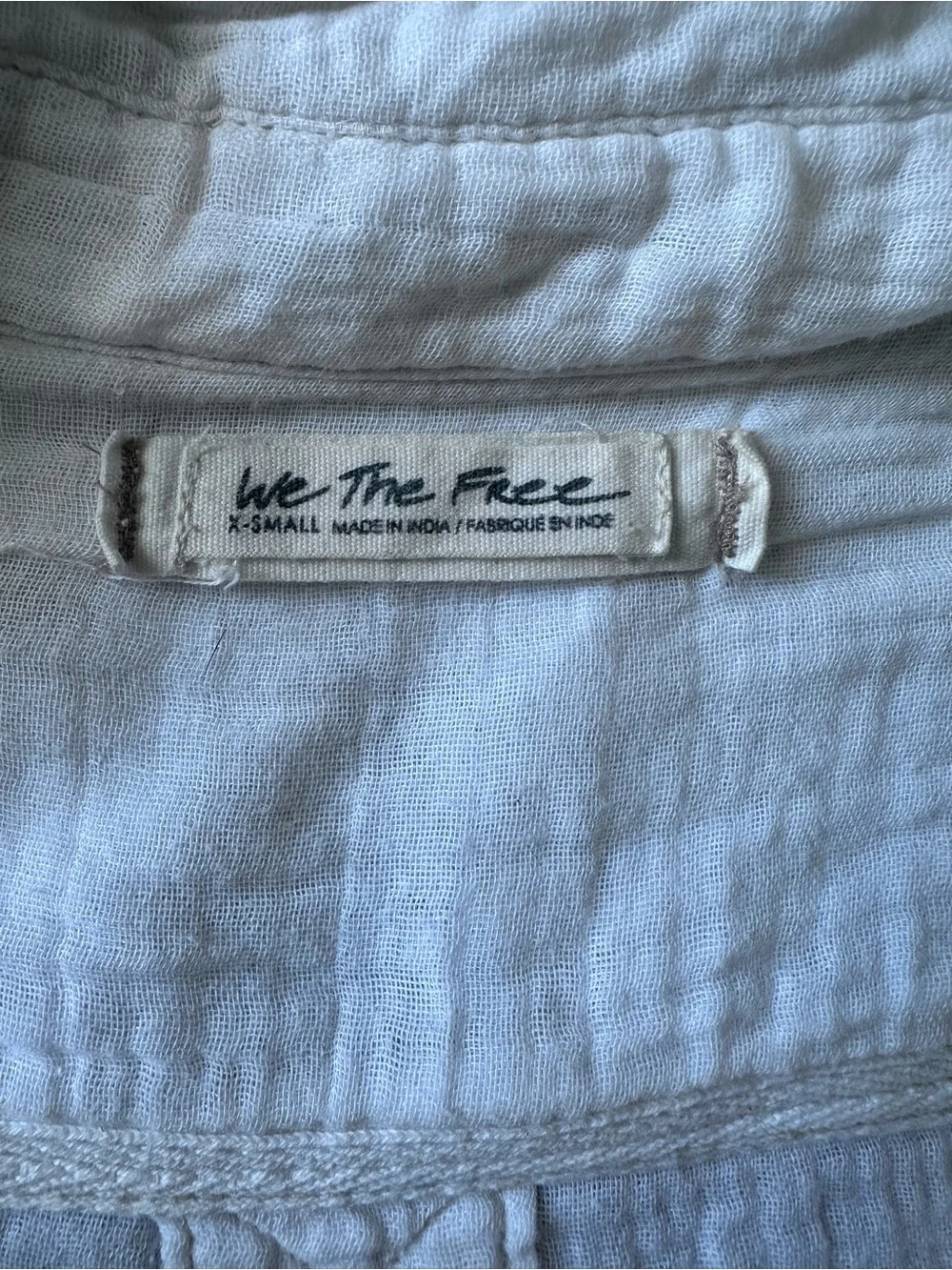 Free People lightweight gauze